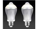 ViRiDi Motion Activated 6 Watt Warm White A19 LED Bulb E27 (2 Pack)
