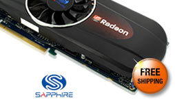 SAPPHIRE Radeon HD 5830 1GB GDDR5 HDCP Ready CrossFireX Support Video Card w/ ATI Eyefinity Technology 