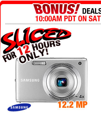 SAMSUNG TL105 Silver 12.2 MP 2.7" 230K LCD 4X Optical Zoom 27.5mm Wide Angle Digital Camera