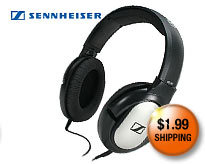 SENNHEISER HD201 3.5mm/ 6.3mm Connector Circumaural Closed Back Headphone