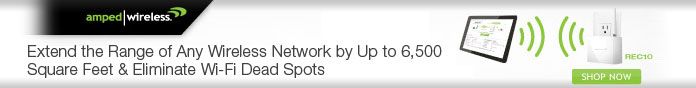 Extend the range of any wireless network by up to 6500 square feet & eliminate Wi-Fi spots
