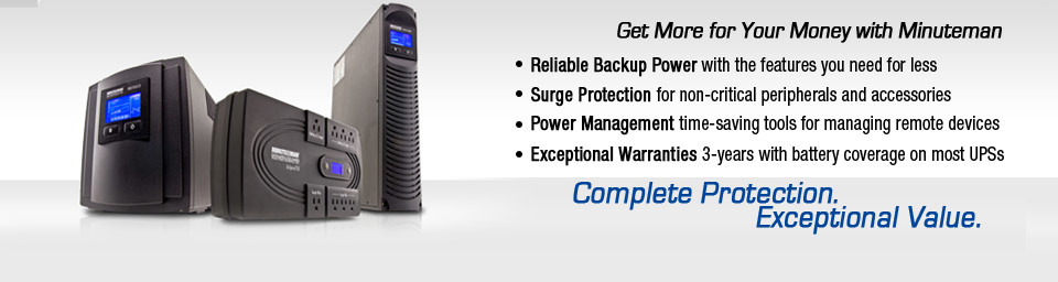 Get more for your money with MINUTEMAN