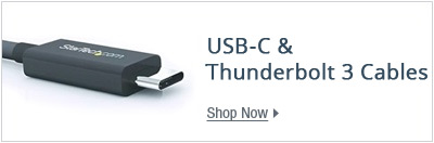 USB-C & Thunderbolt 3 cables