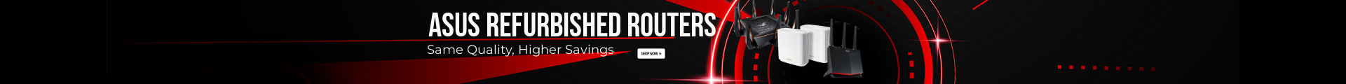Refurbished routers