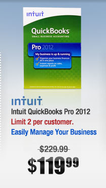 Intuit QuickBooks Pro 2012