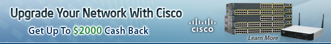 CISCO - Upgrade Your Network With Cisco. Get Up To $2000 Cash Back.