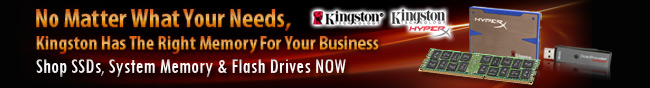kingston Has The Right Memory For Your Business