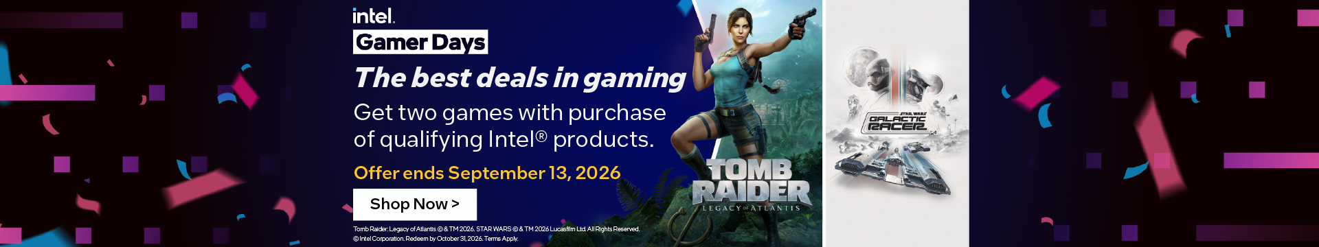 Intel Gamer Days 2026 The best deals in gaming
