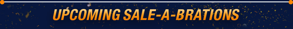 Upcoming Sale-a-Brations