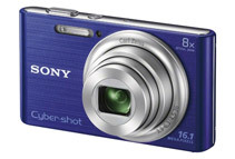 Refurbished: Sony Cyber-shot DSC-W730 16.1MP Compact Camera w/ HD Movie Mode, Blue