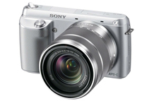 Refurbished: Sony NEX-F3K 16.1MP Digital Camera, Silver