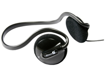 AblePlanet PS200BHB Supra-Aural Behind-Head Stereo Headphone, Black