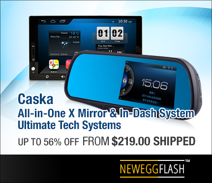 Caska All-In-One X Mirror and In-Dash System