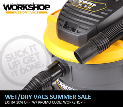 Wet/Dry Vacs Summer Sale