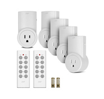 Self Learning Remote Control Power Outlet - 5 Pack