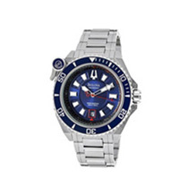 Bulova Men's Precisionist Blue Dial Ratchet Bezel Watch