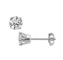 1/4 cttw Genuine SI Diamond Stud Earrings