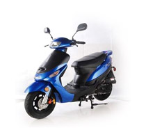 TaoTao ATM50-A1 Gas Street Legal Scooter - Blue