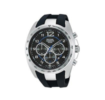 Pulsar Men's On The Go Chronograph Silicone Watch