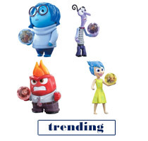 Set of 4 Disney/Pixar's Inside Out Small Action Figures