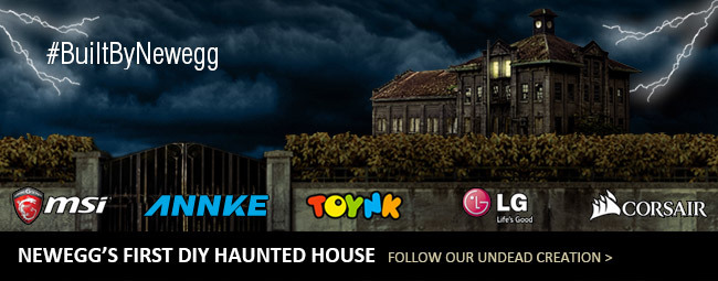 Newegg's First DIY Haunted House