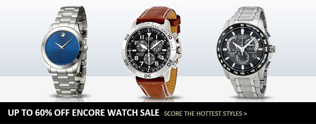 Up to 60% Off Encore Watch Sale