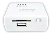 Apotop DW09 Wireless Reader supports SD card / USB pen drive