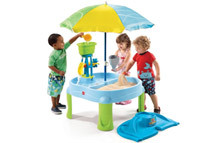 Step2 Splash & Scoop Bay Sand and Water Table with Umbrella