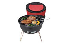 New Black Portable Grill 2 in 1 Cooler Bag & Barbecue Grill BBQ Grill Picnic Time Outdoor 