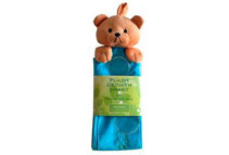 Plush Bear Growth Chart with Name and Photo Sleeves
