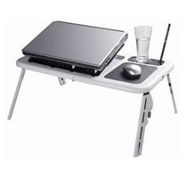 iMounTEK Foldable Tray Table Desk with Cooling Fan