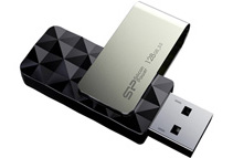 Silicon Power Blaze B30 USB 3.0 Swivel Flash Drive -128GB 