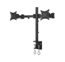 Vivo Dual LCD Monitor Desk Mount Stand Adjustable, Fits 2 Screens 13-27