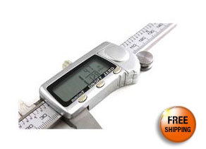 Capri Tools 6-Inch Digital Caliper with Fractional Display/MM/SAE & Extra Large LED Screen