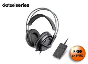 SteelSeries Siberia v2 Universal Gaming Headset With Retractable Microphone & Integrated Volume Controller!