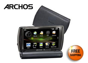 Archos 5 32GB Internet Tablet w/ Android OS, 5 inch Touch-Screen LCD & HD Movie + Battery Dock & Protective Case