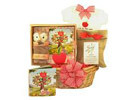 Organic Apple Tree-to-Be Owl Baby Gift Basket