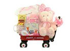Baby Girl Wagon Gift Basket
