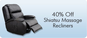 40% Off Shiatsu Massage Recliners