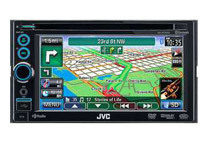 Refurbished: JVC 6.1inch In-Dash Double DIN Bluetooth Touchscreen Receiver w/ Navigation