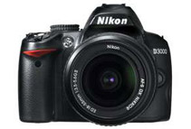 Nikon D3000 10.2 MP Digital SLR Bundle with 18-55mm f/3.5-5.6G ED II AF-S DX Lens