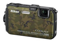Nikon COOLPIX AW100 16MP Waterproof Camera (Camouflage)
