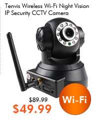 Tenvis Wireless Wi-Fi Night Vision IP Security CCTV Camera