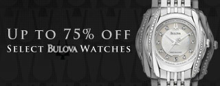Up to 75% off Select Bulova Watches