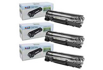 Remanufactured LD Replacement Black Laser Toner Cartridges for HP CE278A / 78A (3-Pack)