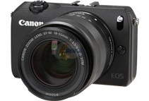 Canon EOS M 18 MP 3.0inch LCD Compact Mirrorless System Camera  with Lens, Black