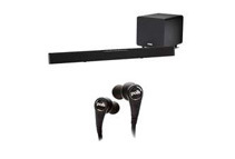 Polk Audio SurroundBar 9000 Home Theater + UltraFocus 6000 In-Ear Headphones