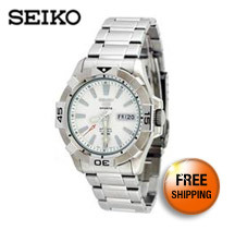 Seiko SNZH09 Stainless Steel Seiko 5 Automatic White Dial