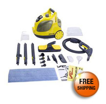 Vapamore MR-100 Primo 1500W Dry Vapor Variable Steam Pressure Canister Steam Cleaner