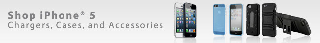 Shop iPhone 5 Chargers, Cases and Accessories